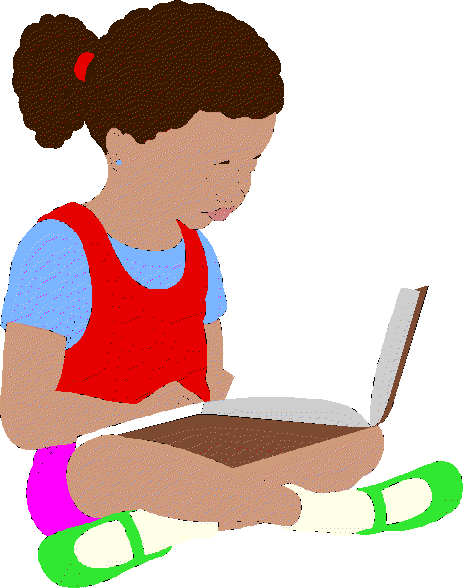little girl reading (100450 bytes)