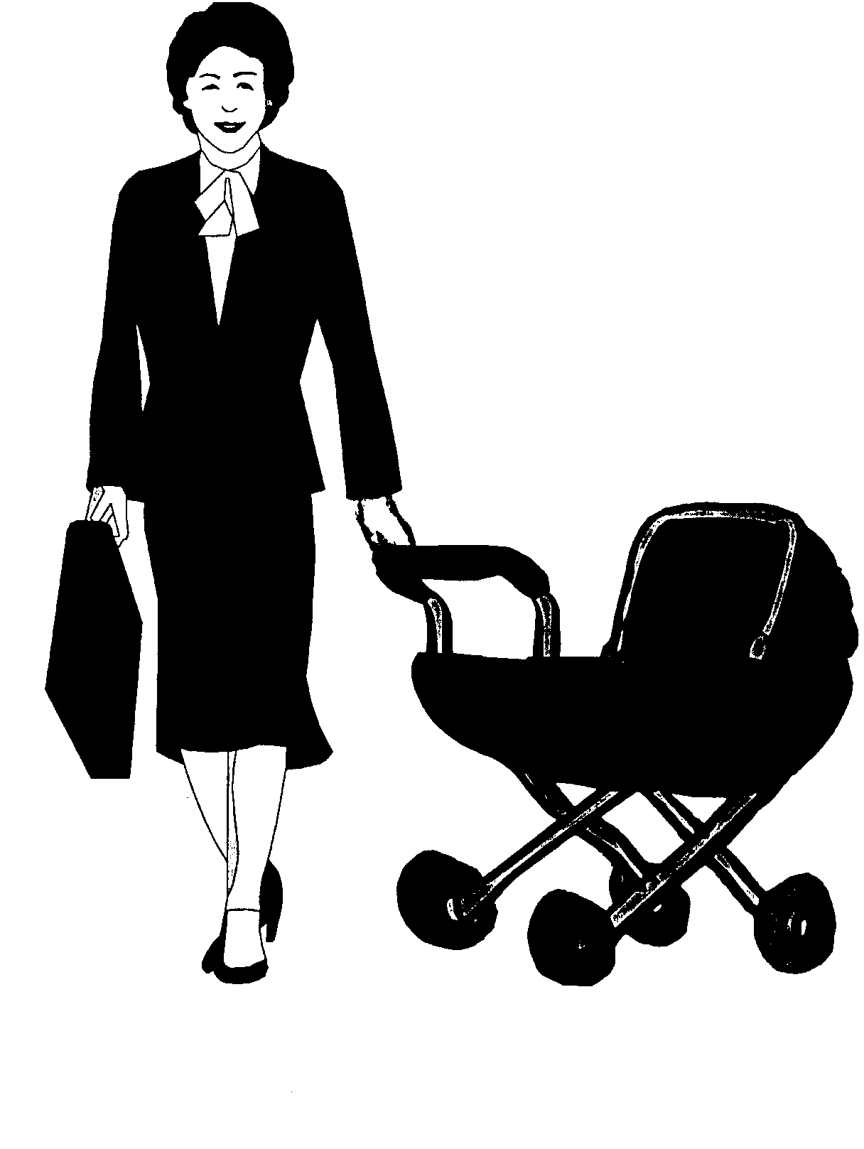 woman & buggy (23392 bytes)